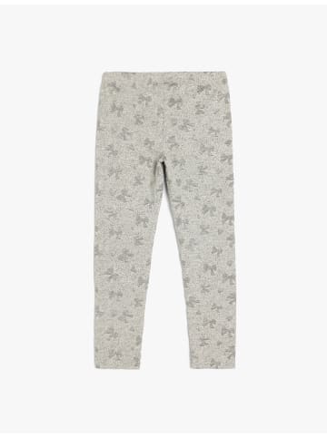 KOTON Legging in Grau Gemustert