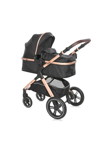 Lorelli Kinderwagen 2 in 1 Viola in schwarz