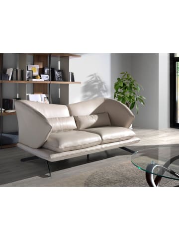 Angel Cerdá Sofa 6145 in Taupe Grau / Schwarz