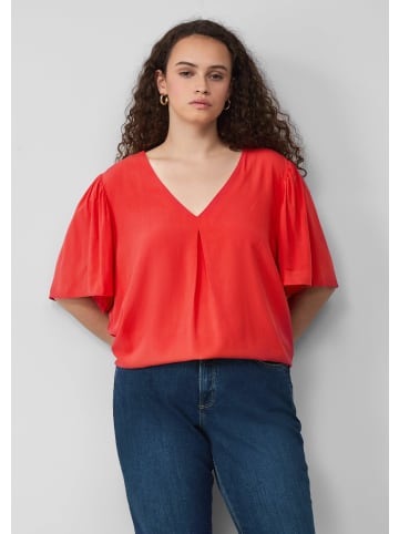 QS Bluse kurzarm in Rot