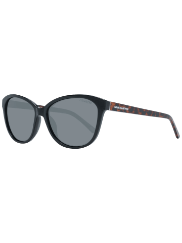 Skechers Damen Sonnenbrillen Katzenauge Schwarz