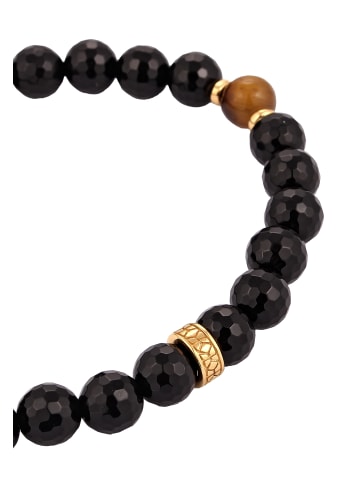 KUZZOI Armband 925 Sterling Silber in Schwarz