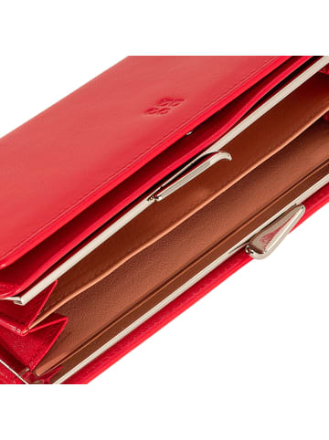 DuDu Geldbörse RFID Schutz Leder 19.5 cm in flame red