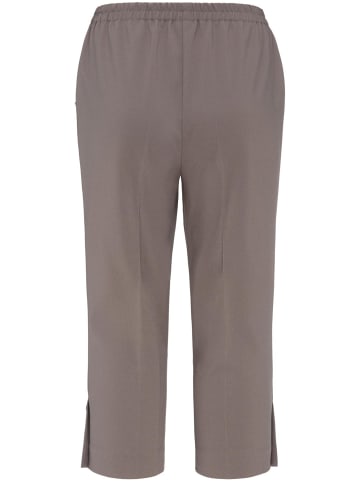 GOLDNER Kurzgröße:  Capri-Reiseschlupfhose Pflegeleichte Capri-Schlupfhose in taupe