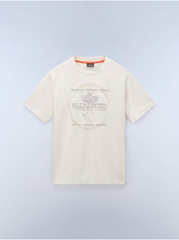 Napapijri T-Shirt "S-Bald Ss" in Beige