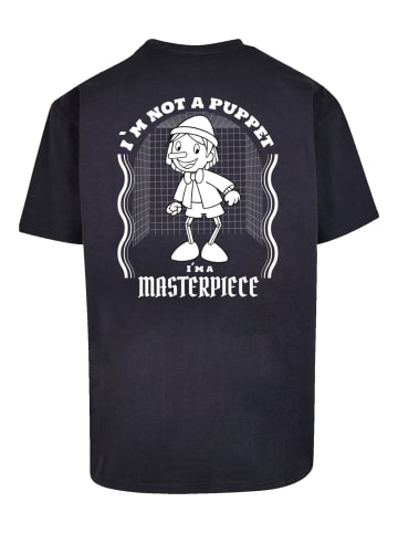 F4NT4STIC Heavy Oversize T-Shirt Pinocchio Heroes of Childhood in marineblau