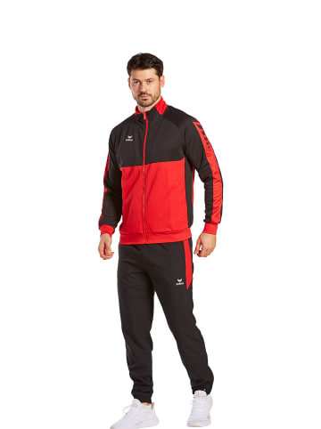 erima Six Wings Worker Trainingsjacke, Jacke in rot/schwarz