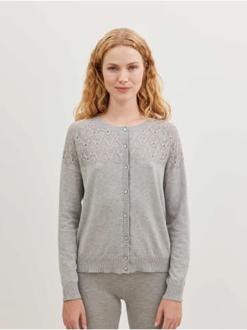 Noa Noa Strickjacke ClaraNN in Grey Melange