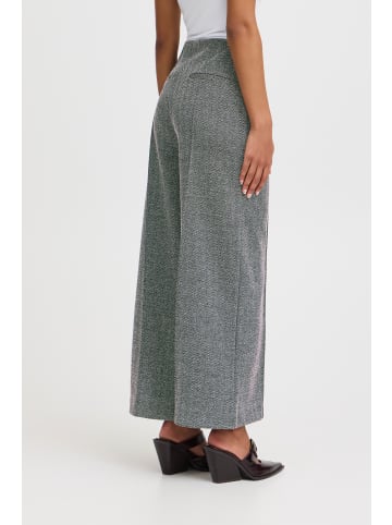 ICHI Casual IHKATE Regular fit in Black/White Herringbone