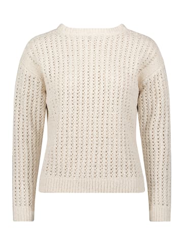 Betty Barclay Grobstrick-Pullover mit Lochmuster in beige