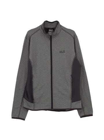 Jack Wolfskin Jacke Sutherland Hybrid Fleece Softshell in Grau