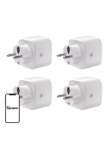 Sonoff SONOFF S61s Matter-Steckdosenadapter über WLAN, 4er-Pack