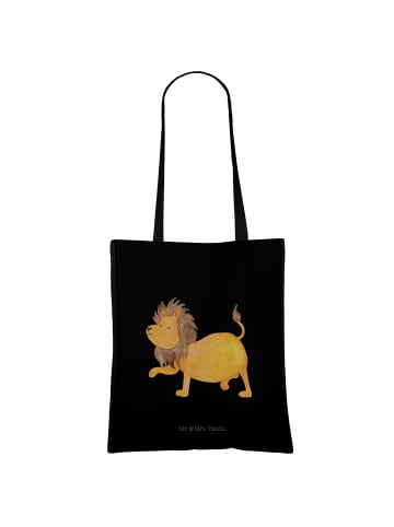 Mr. & Mrs. Panda Schultertasche Sternzeichen Löwe ohne Spruch in Schwarz