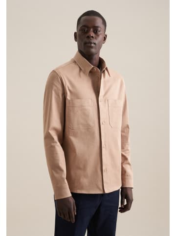 Seidensticker Overshirt Regular in Braun