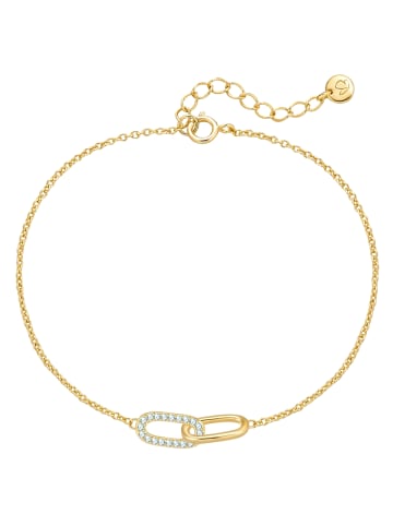 Glanzstücke München Armband aus Sterling Silber mit Zirkonia in gelbgold