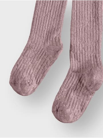 name it Strumpfhose NKFPANTYHOSE GLITTER RIB in woodrose