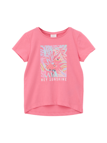 s.Oliver T-Shirt kurzarm in Pink