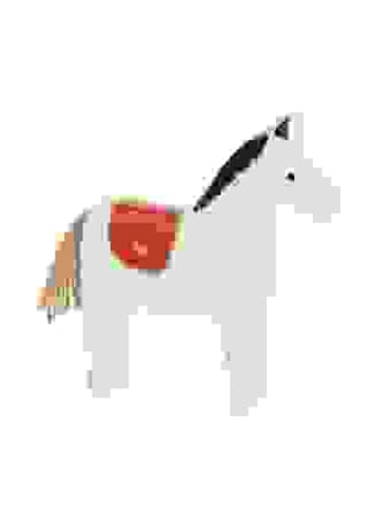 Rico Design Nonbook - Holz-Pferd, Weiß, FSC 100%