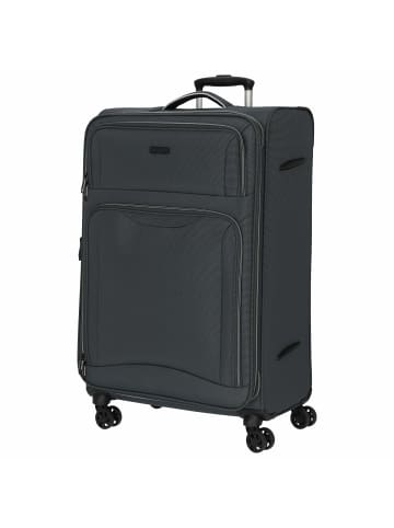 D&N Travel Line 9204 - 4-Rollen-Trolley L 76 cm (schwarz) in grau