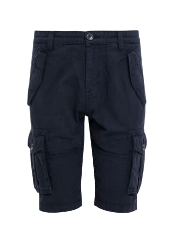 Threadbare Cargoshorts THBLugo in blau-schwarz