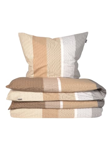 Schiesser Bettwäscheset Endy Stripes 2-teilig in Sand