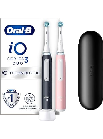 Oral-B iO Series 3n mit Handstück in Black & Pink