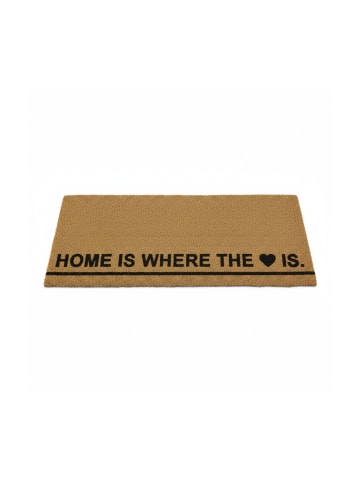 relaxdays Fußmatte Home in Natur - (B)120 x (T)40 cm