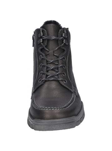 WALDLÄUFER Schnürstiefel H- LIno  in Schwarz