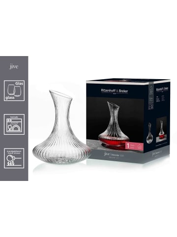 Ritzenhoff & Breker Dekanter Jive 1,5 Liter transparent in transparent
