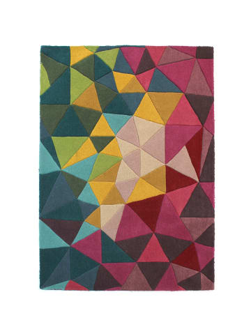 KADIMA DESIGN Farbenfroher Designer-Wollteppich