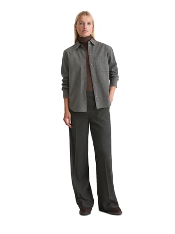 Marc O'Polo Flanellbluse regular in rocky grey melange
