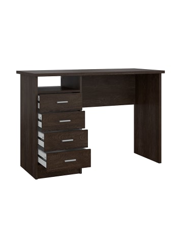 ebuy24 Schreibtisch FunctionPlus Dunkel 110 x 49 cm