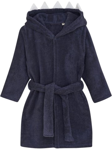 Pippi Babywear Bademantel "Hooded Bath Robe" in Grau