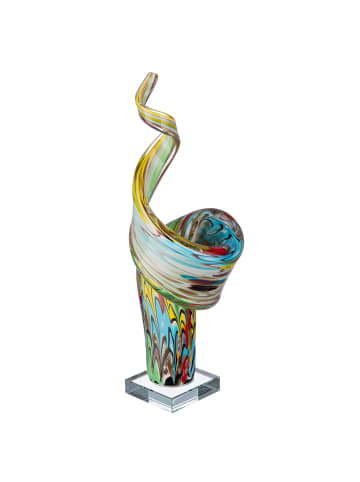 GILDE Skulptur Twister mehrfarbig - (H) 35 cm