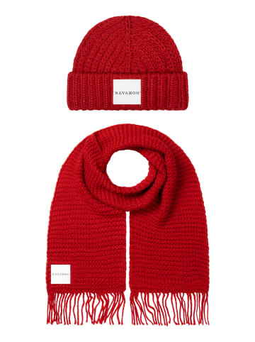 Navahoo Strickschal Kuschelpärchen 14 in Salsa Red