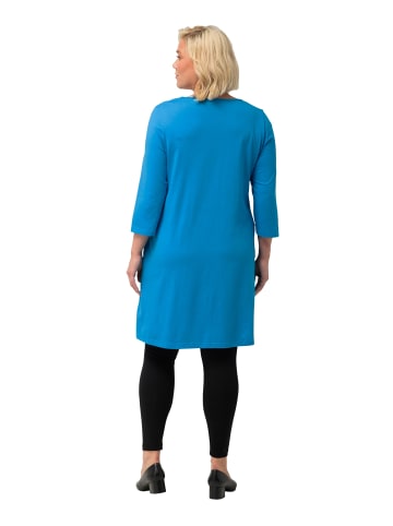 Ulla Popken Longshirt in helles azurblau