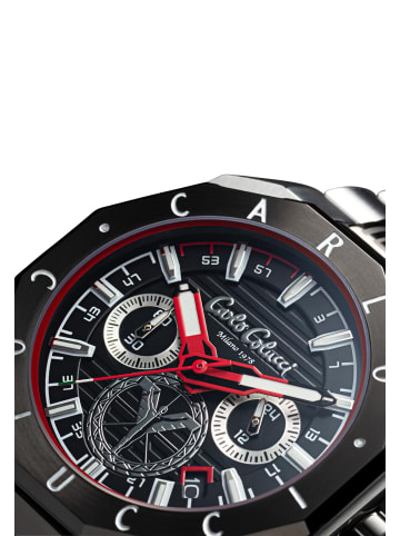 Carlo Colucci Quarz Chronograph Donola in Silber/Grau