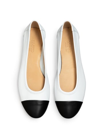 LLOYD Ballerina Hochwertiger Ballerina in weiss