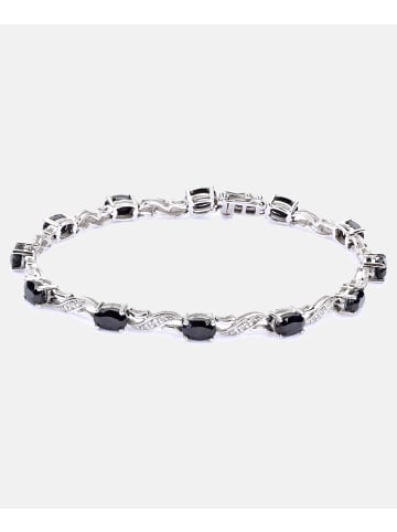 Diamant L'éternel Armband aus 375 Gelbgold mit Diamant mit Saphir