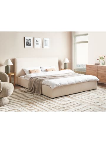 Beliani Wasserbett LAVAUR in Weiß - (W) 203 x (H) 100 x (L) 220 cm