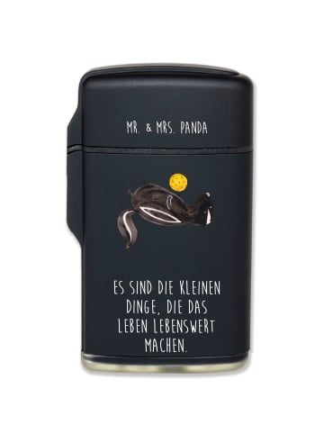 Mr. & Mrs. Panda Feuerzeug Stinktier Ball mit Spruch in Schwarz