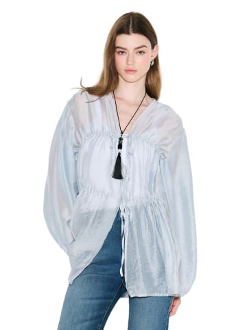 MANUKA Blouse in Blau