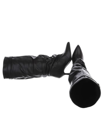 Ital-Design High Heel in Schwarz und Silber