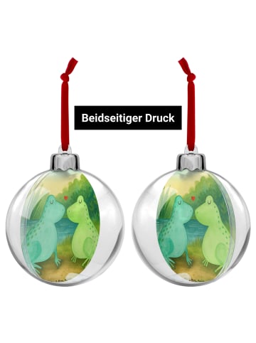 Mr. & Mrs. Panda Weihnachtsbaumschmuck Frosch Liebe Design ohne ... in Weiß