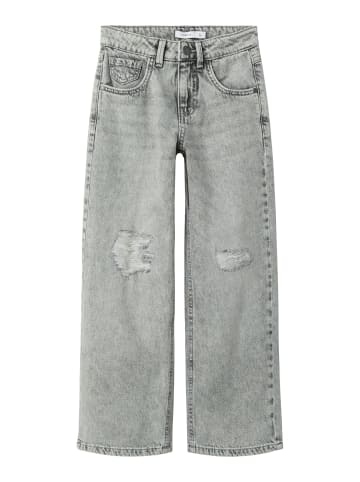 name it Wide Leg Jeanshose in light grey denim