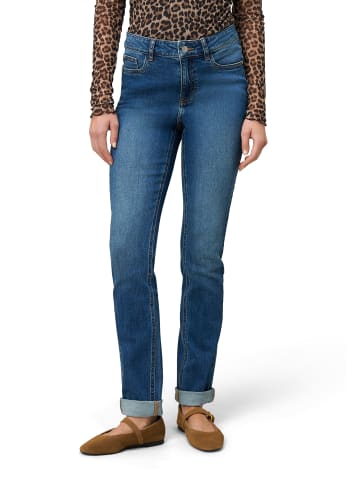 Zero  Jeans Straight Fit 32 Inch in Middle Blue Denim