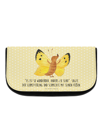 Mr. & Mrs. Panda kosmetiktäschchen Schmetterling Zitronenfalter ... in Gelb Pastell