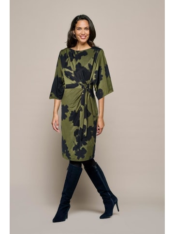 Mart Visser Kleid mit Mailänder Print, Schwarz/Grün