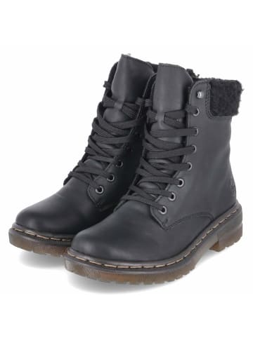 rieker Schnürstiefel in schwarz