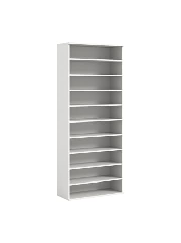 ebuy24 Schuhschrank ProjektX Weiß 80 x 34 cm